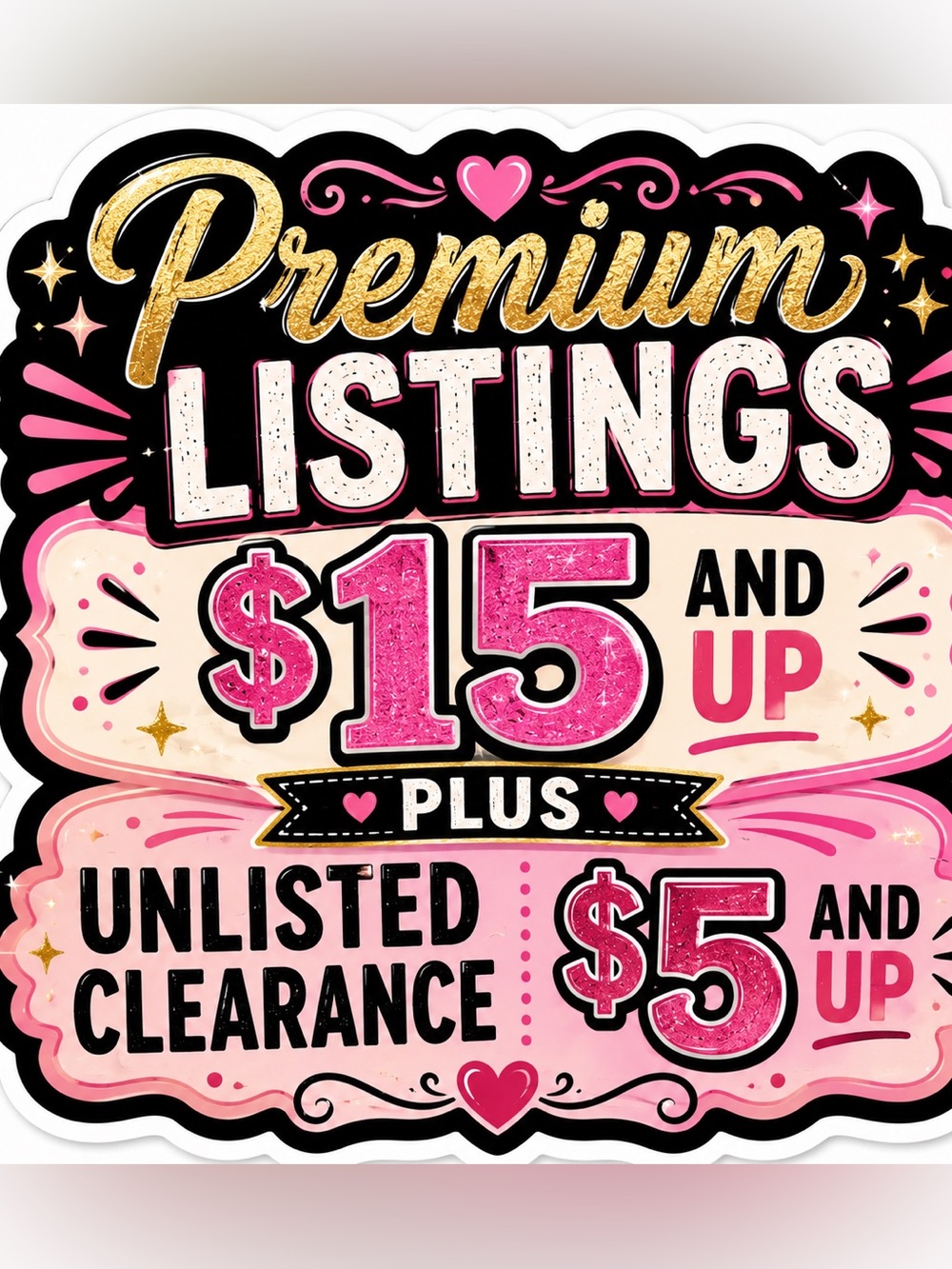 😎Premium Listing Show $15⬆️😎Unlisted $5⬆️😎 - Picture 1 of 8